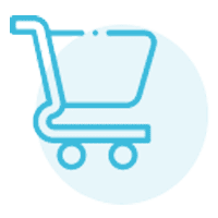 eCommerce shopping cart icon