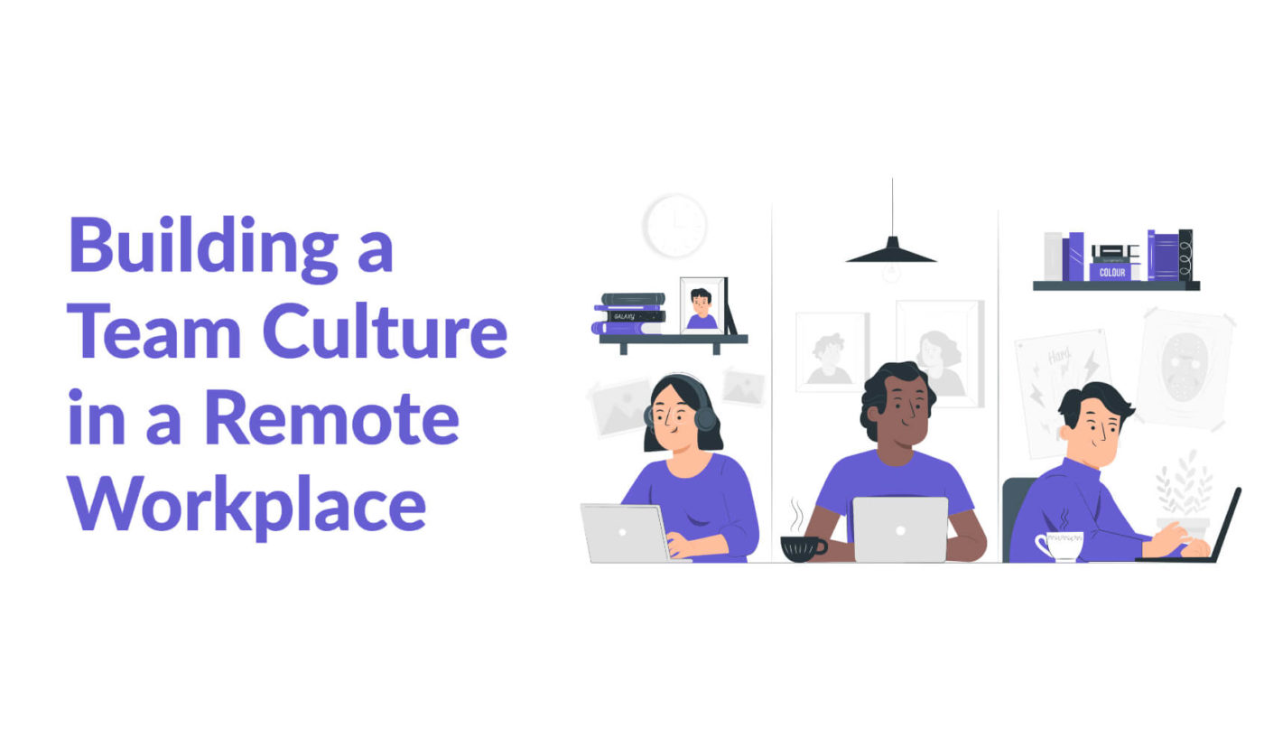 Building team culture remote workplace logo