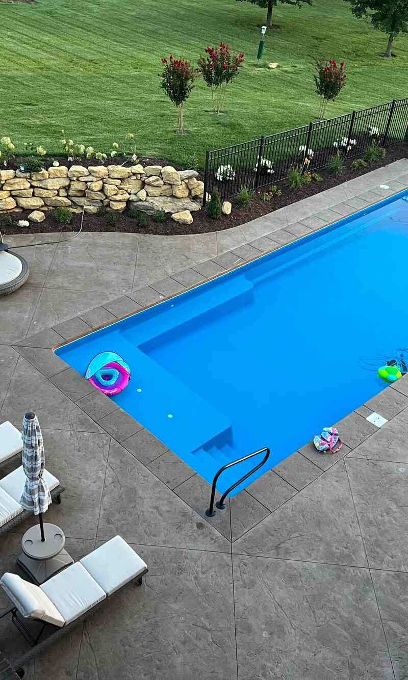 Pool in Backyard