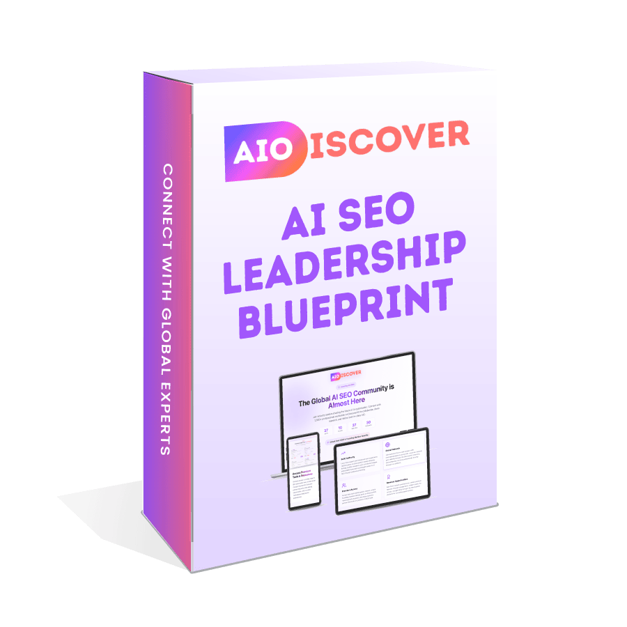 AI SEO Leadership Blueprint Course Cover