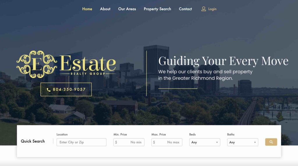 Richmond Website Design Agency Custom Real Estate Search Website