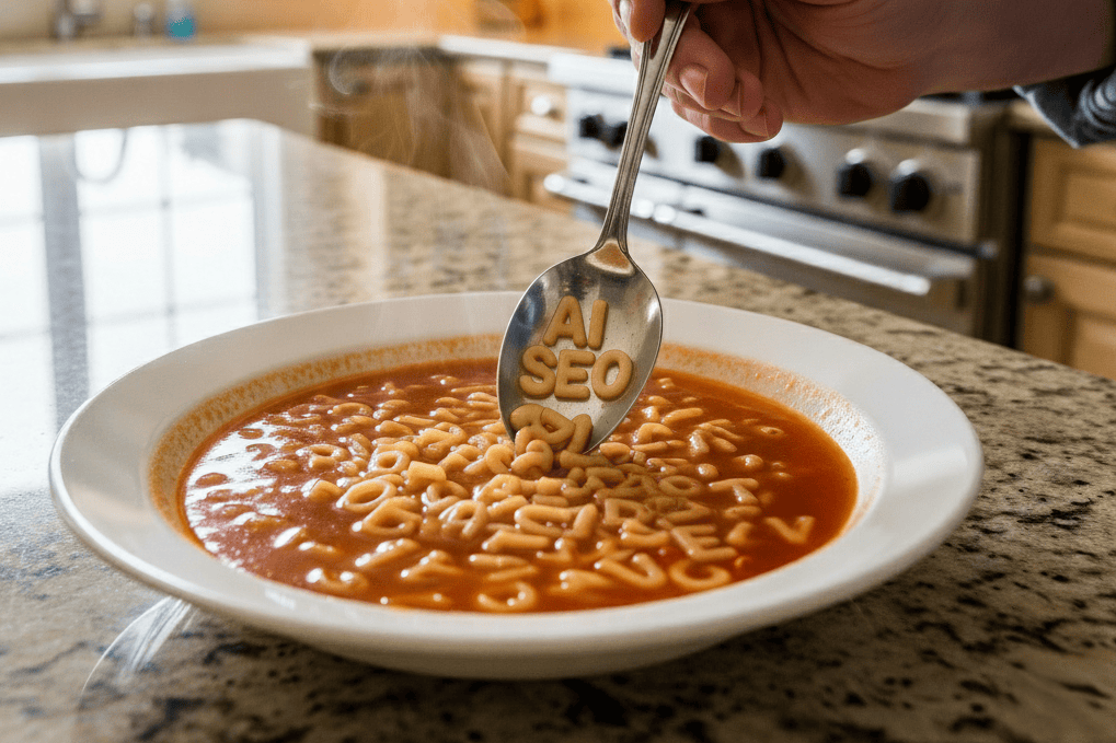 ai seo, geo, aeo marketing soup