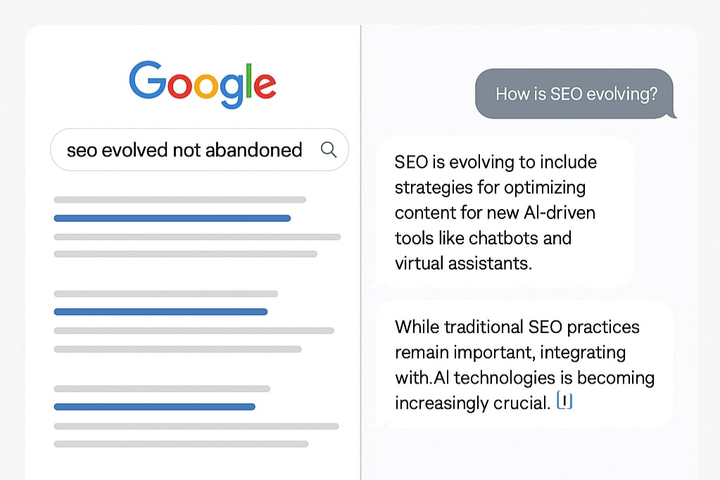 traditional SEO vs GEO or AI SEO