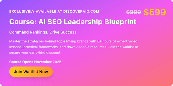AI SEO Leadership Blueprint - Xponent21