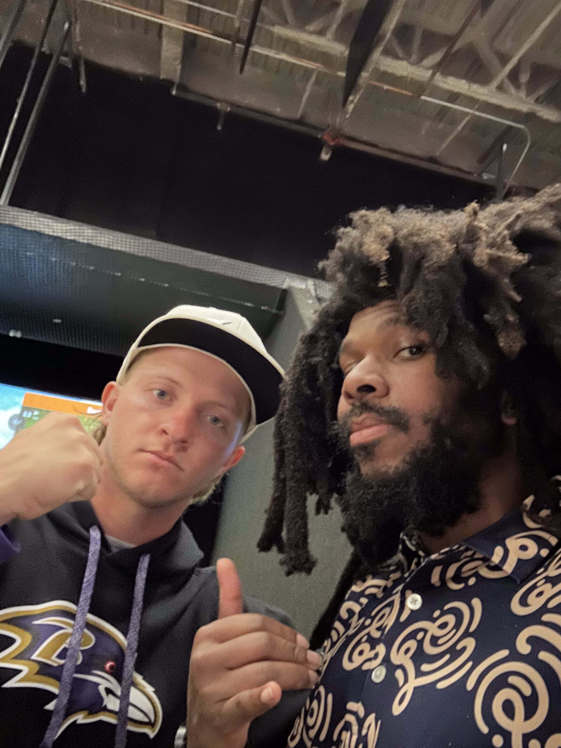 A picture of myself (Garry Callis Jr) and Carter Smith (The DOD KING) a very notable figure in the landscape of social media golf creators. 